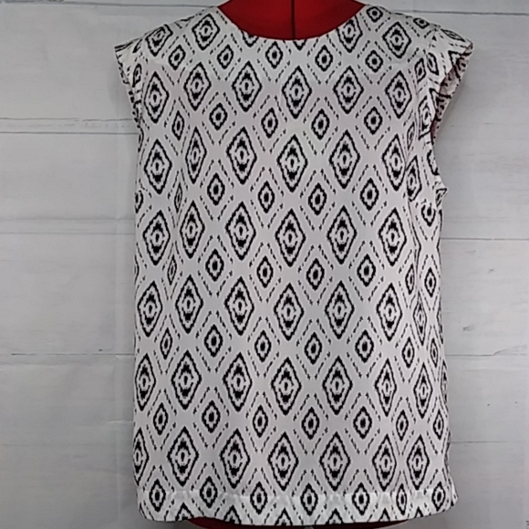 Abs Platinum Sleeveless Blouse Sz L - Picture 3 of 6